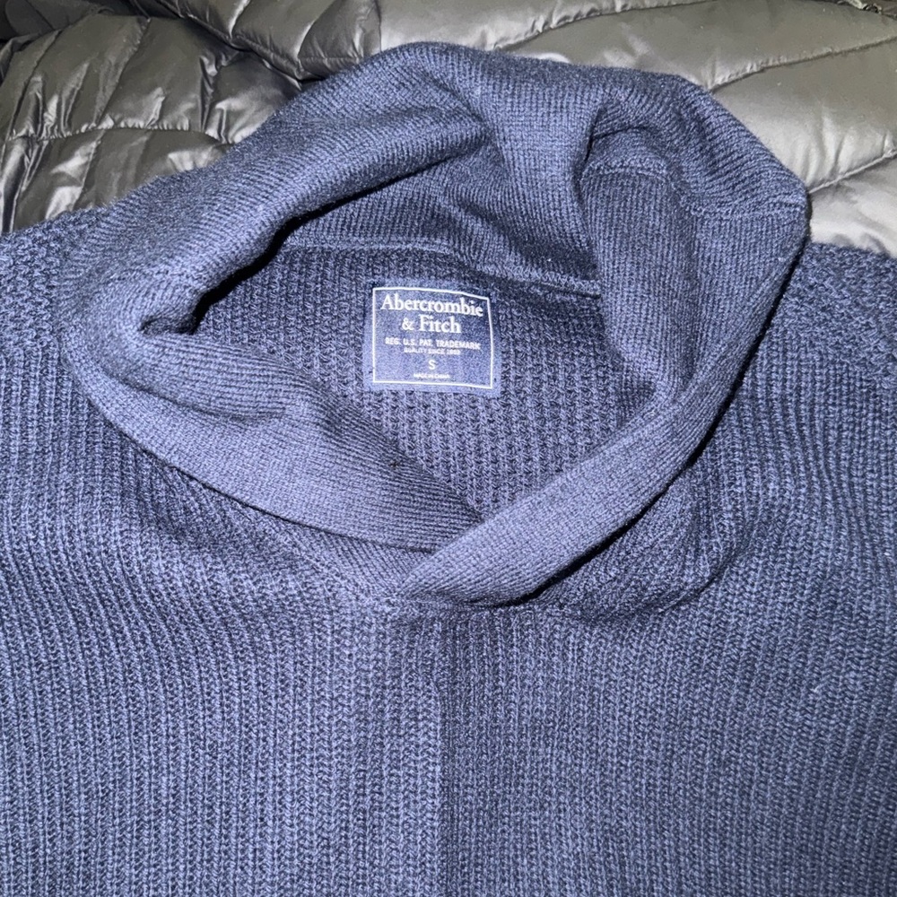 Abercrombie & Fitch I Men's I Sweater I Shawl Collar I Neck-button Placket